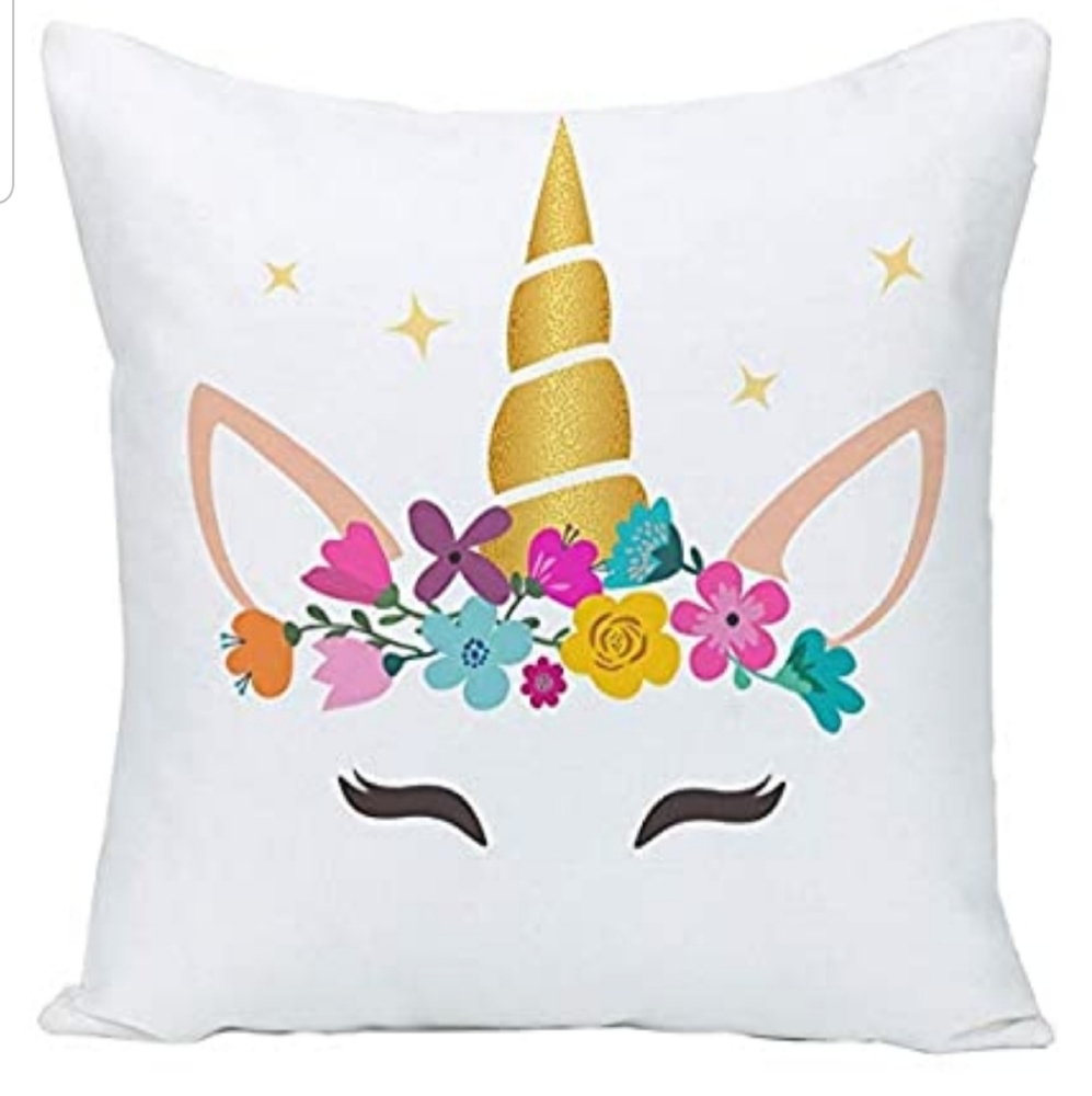 3/$33 unicorn accent pillow cover - Picture 1 of 2